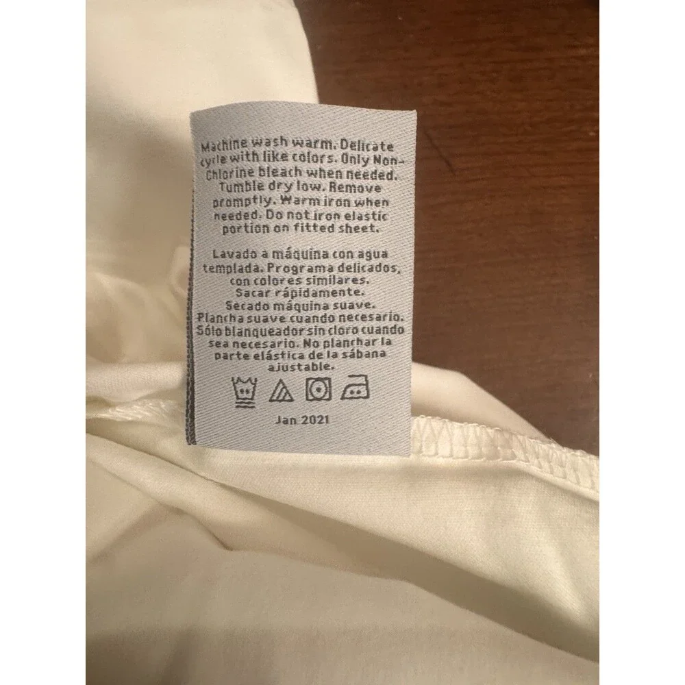 Members Mark 100% Cotton Pillow Cases Standard  Queen Size 28”X 20”